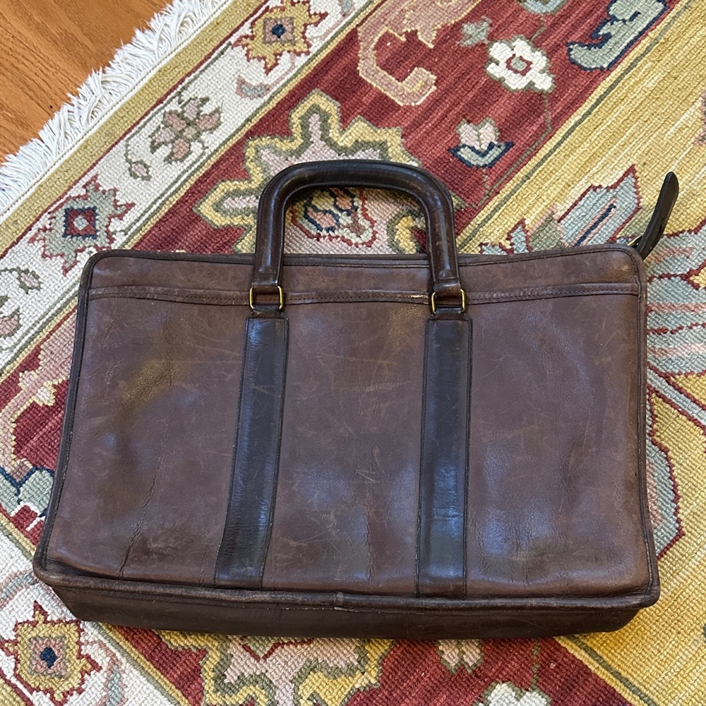 Vintage Coach Leather Briefcase/Tote
